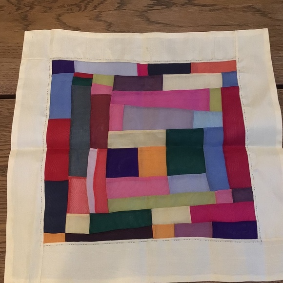 Silk Hand stitched Wall Deco - Picture 3 of 8